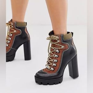 Public Desire Lace Up Heeled “Hiking” Boot!